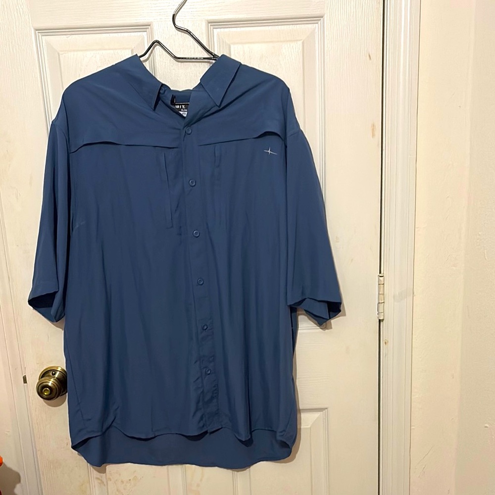 Habit Blue Button-Up Shirt sz XL/XG